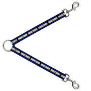 Dog Leash Splitter - El Salvador Flag/Black Dog Leash Splitters Buckle-Down   