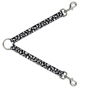 Dog Leash Splitter - Eagle Silhouettes Scattered Black/White Dog Leash Splitters Buckle-Down   