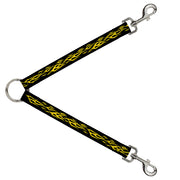 Dog Leash Splitter - Flame Yellow Dog Leash Splitters Buckle-Down   