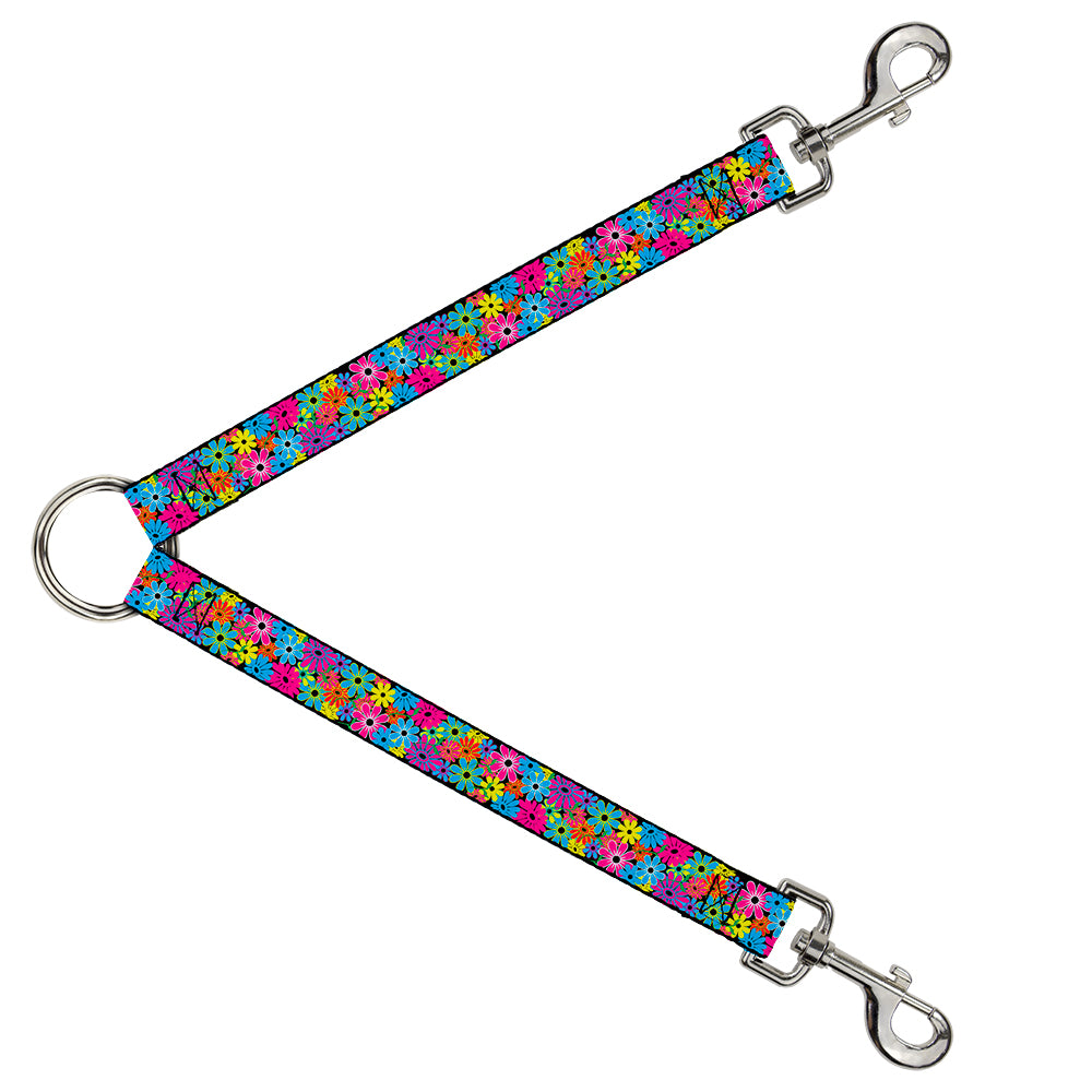 Dog Leash Splitter - Flower Blossom Dog Leash Splitters Buckle-Down   