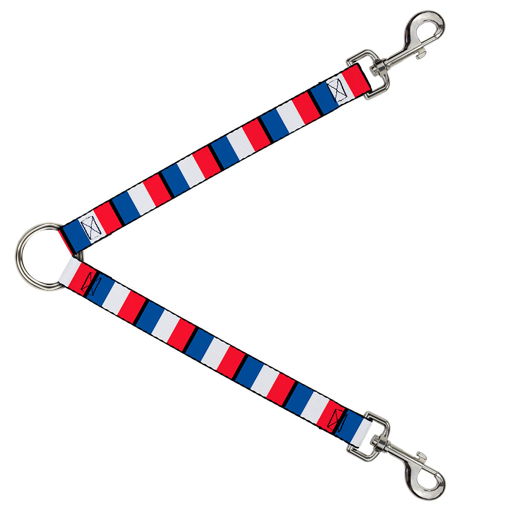 Dog Leash Splitter - France Flags Dog Leash Splitters Buckle-Down   