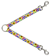 Dog Leash Splitter - Flower Peace Power Dog Leash Splitters Buckle-Down   