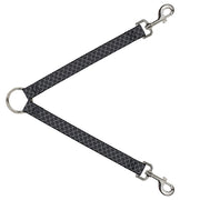 Dog Leash Splitter - Fishnet Stocking Black/White Dog Leash Splitters Buckle-Down   