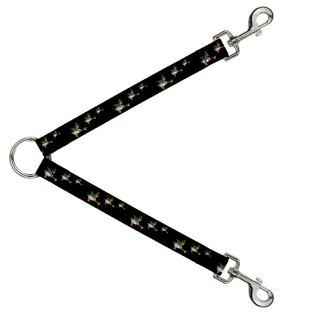 Dog Leash Splitter - Flying Mallards Black Dog Leash Splitters Buckle-Down   