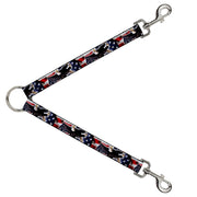 Dog Leash Splitter - Flying Eagle/American Flag Dog Leash Splitters Buckle-Down   
