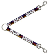 Dog Leash Splitter - Florida Cities Palm Tree Sunset/White Dog Leash Splitters Buckle-Down   