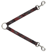 Dog Leash Splitter - Gothic 6 Dog Leash Splitters Buckle-Down   