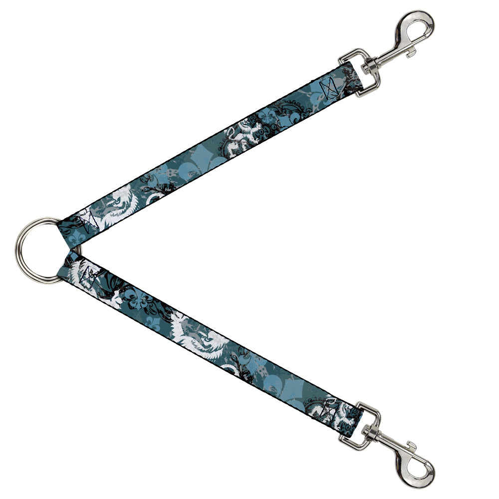 Dog Leash Splitter - Gothic 8 Dog Leash Splitters Buckle-Down   