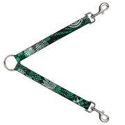 Dog Leash Splitter - Grunge Chaos Green Dog Leash Splitters Buckle-Down   