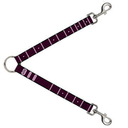 Dog Leash Splitter - Guitar Neck Black/White/Pink Dog Leash Splitters Buckle-Down   
