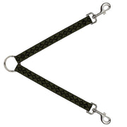 Dog Leash Splitter - Geometric7 Black/Olive Dog Leash Splitters Buckle-Down   