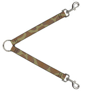 Dog Leash Splitter - Giraffe Spots Tan/Brown Dog Leash Splitters Buckle-Down   