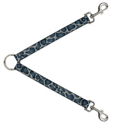 Dog Leash Splitter - Giraffe Spots Gray/Charcoal Dog Leash Splitters Buckle-Down   