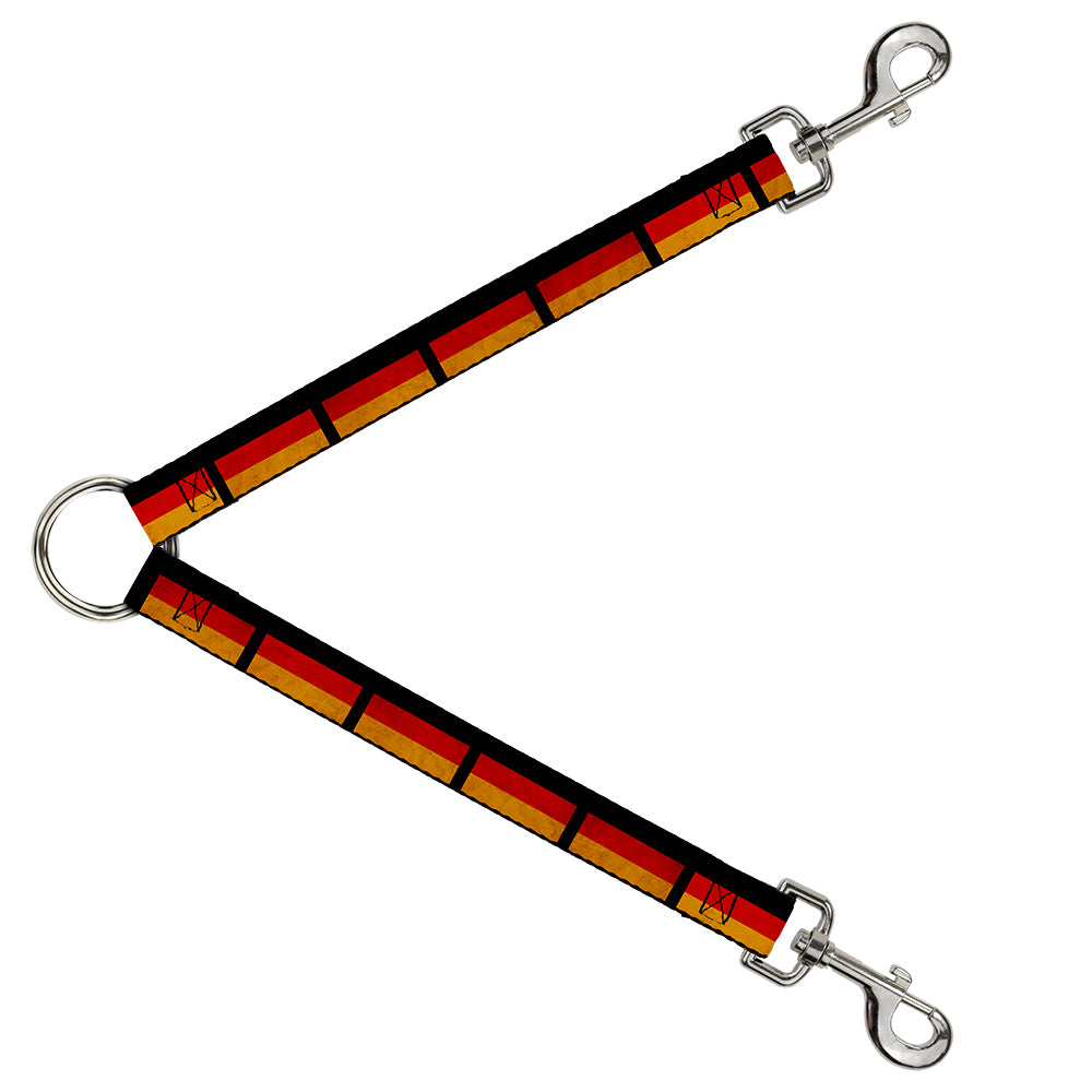 Dog Leash Splitter - German Flag Distressed Dog Leash Splitters Buckle-Down   