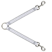 Dog Leash Splitter - Golf Ball Dimples Whites Dog Leash Splitters Buckle-Down   