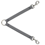 Dog Leash Splitter - Houndstooth Black/White Dog Leash Splitters Buckle-Down   
