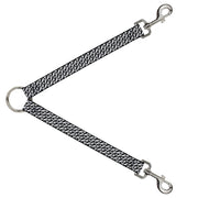 Dog Leash Splitter - Houndstooth Star Black/White Dog Leash Splitters Buckle-Down   