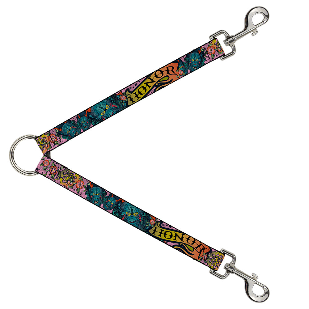 Dog Leash Splitter - Honor Pink Dog Leash Splitters Buckle-Down   
