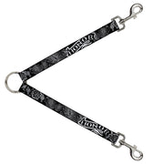 Dog Leash Splitter - Honor Black/White Dog Leash Splitters Buckle-Down   