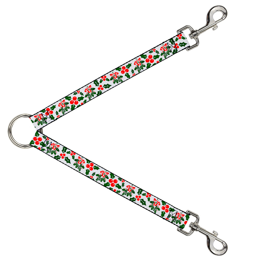 Dog Leash Splitter - Holly & Mistletoe Dog Leash Splitters Buckle-Down   