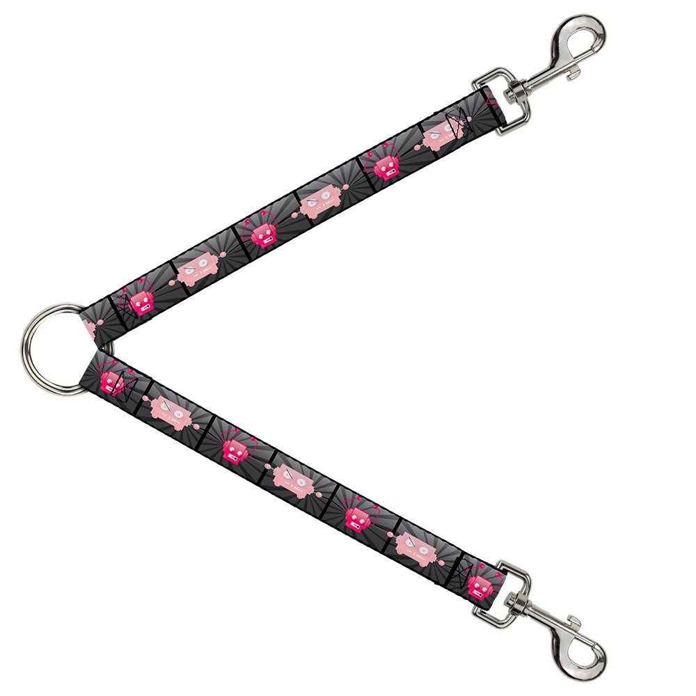 Dog Leash Splitter - Hot Beat Bot Pink Dog Leash Splitters Buckle-Down   