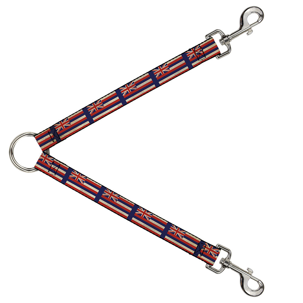 Dog Leash Splitter - Hawaii Flags2/Navy Dog Leash Splitters Buckle-Down   
