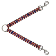 Dog Leash Splitter - Hawaii Flags2/Navy Dog Leash Splitters Buckle-Down   