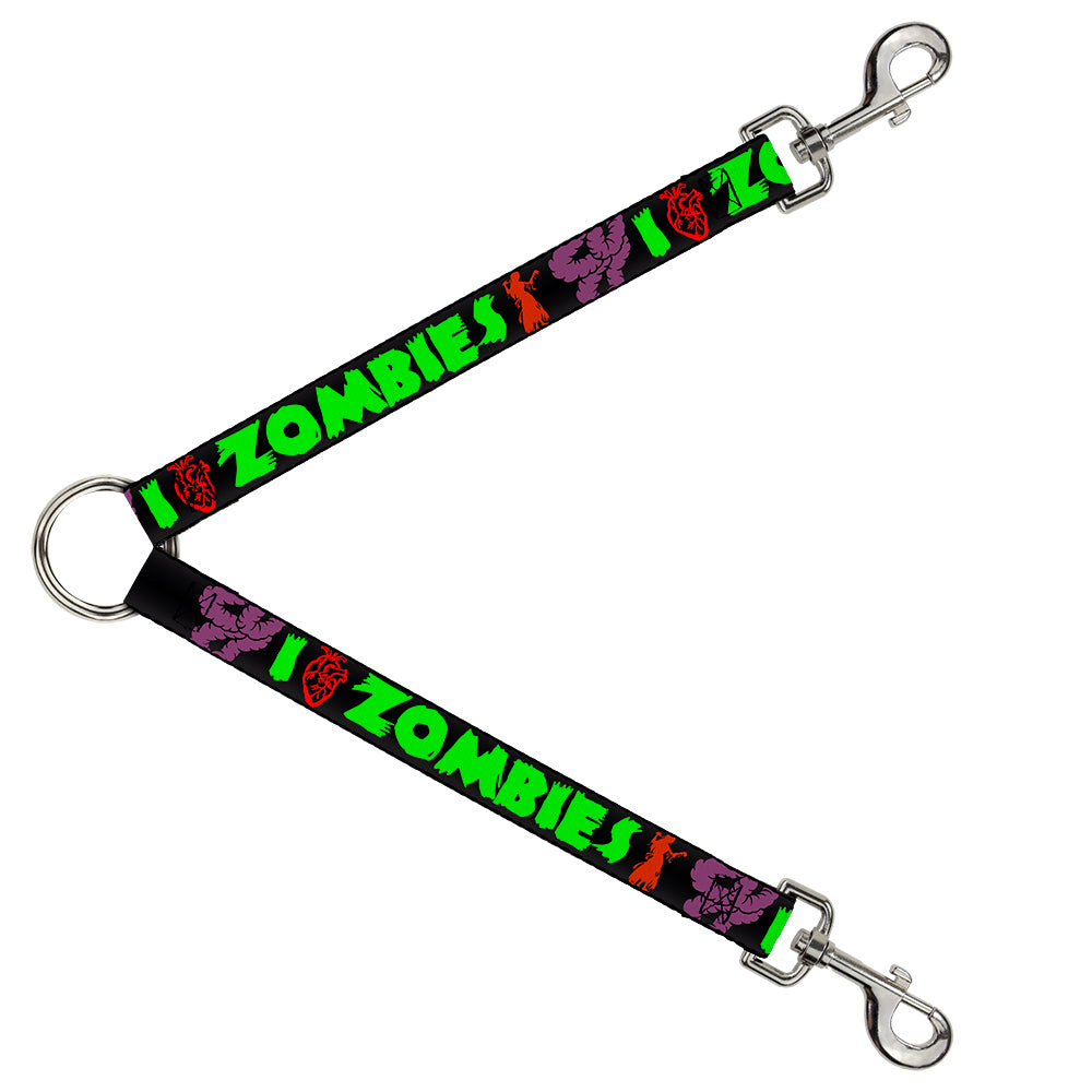 Dog Leash Splitter - I Heart Zombies Dog Leash Splitters Buckle-Down   