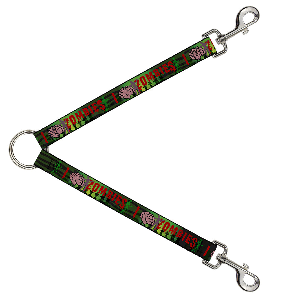 Dog Leash Splitter - I "Brain" ZOMBIES Dog Leash Splitters Buckle-Down   
