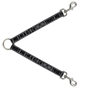 Dog Leash Splitter - I'M A GEEK/Glasses Gray/Black Dog Leash Splitters Buckle-Down   