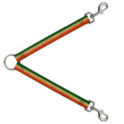 Dog Leash Splitter - Ireland Flag Stripes Distressed Dog Leash Splitters Buckle-Down   