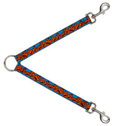 Dog Leash Splitter - Jack-o'-Lanterns Blue Dog Leash Splitters Buckle-Down   