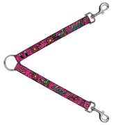 Dog Leash Splitter - Love Kills Pink Dog Leash Splitters Buckle-Down   