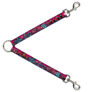 Dog Leash Splitter - Love Love Pink Dog Leash Splitters Buckle-Down   
