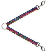 Dog Leash Splitter - Love Love Purple Dog Leash Splitters Buckle-Down   