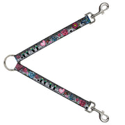 Dog Leash Splitter - Love Love Gray Dog Leash Splitters Buckle-Down   