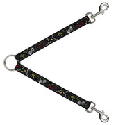 Dog Leash Splitter - Lucky CLOSE-UP Gray Dog Leash Splitters Buckle-Down   