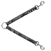 Dog Leash Splitter - Love Love Black/White Dog Leash Splitters Buckle-Down   