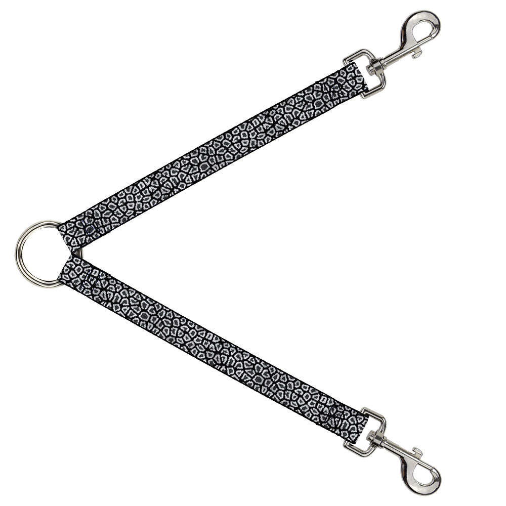 Dog Leash Splitter - Leopard Black Dog Leash Splitters Buckle-Down   