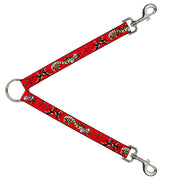 Dog Leash Splitter - Lucky Red Dog Leash Splitters Buckle-Down   