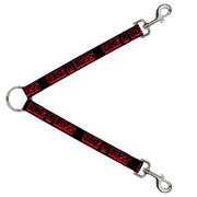 Dog Leash Splitter - LIKE A BOSS Black/Red Dog Leash Splitters Buckle-Down   