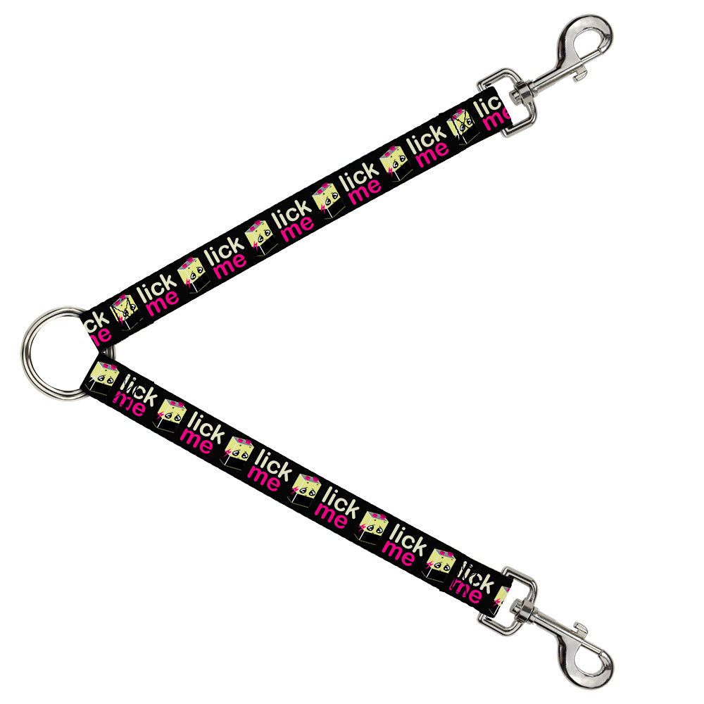 Dog Leash Splitter - LICK ME Battery Cartoon Dog Leash Splitters Buckle-Down   