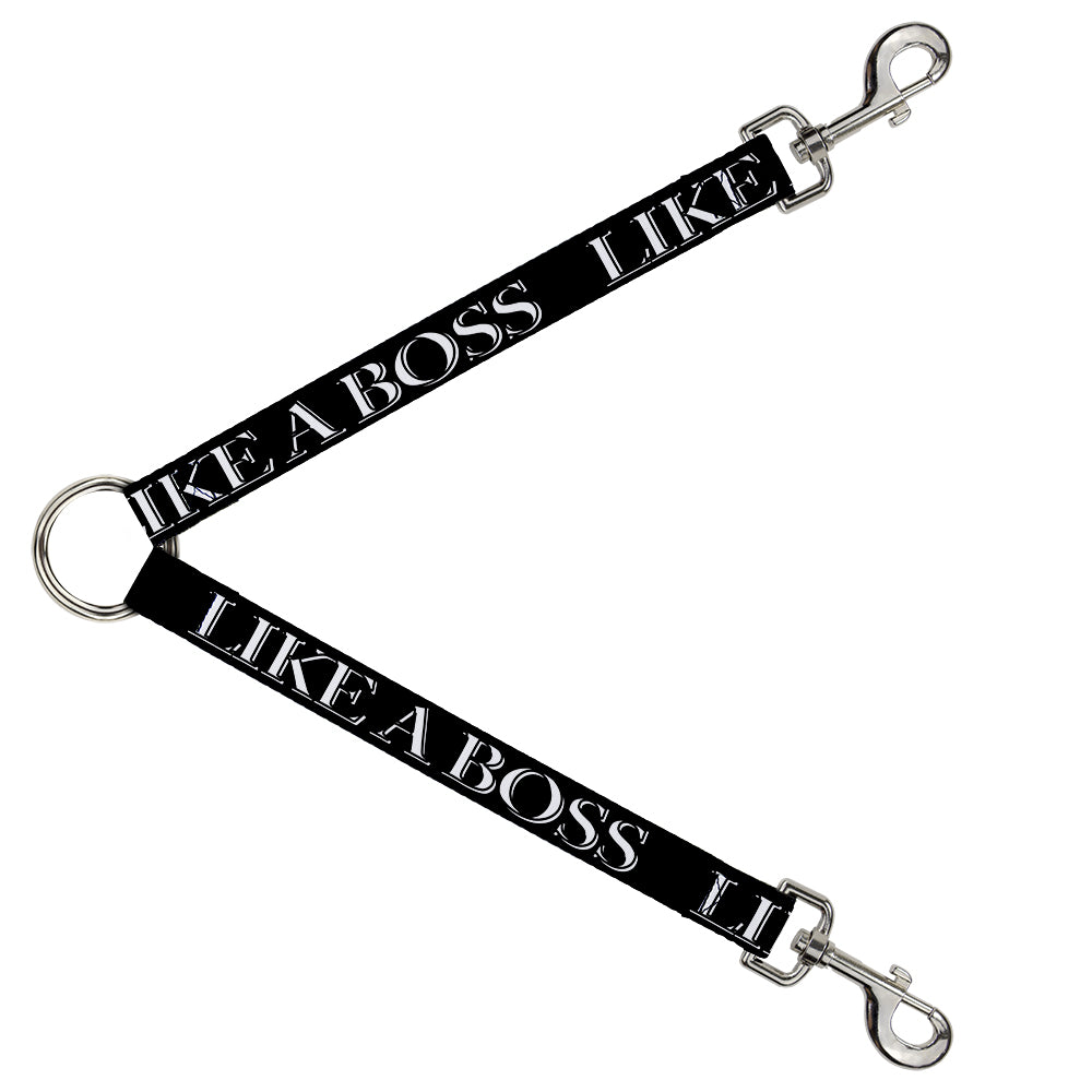 Dog Leash Splitter - LIKE A BOSS2 Black/Red Dog Leash Splitters Buckle-Down   