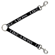 Dog Leash Splitter - LIKE A BOSS2 Black/Red Dog Leash Splitters Buckle-Down   