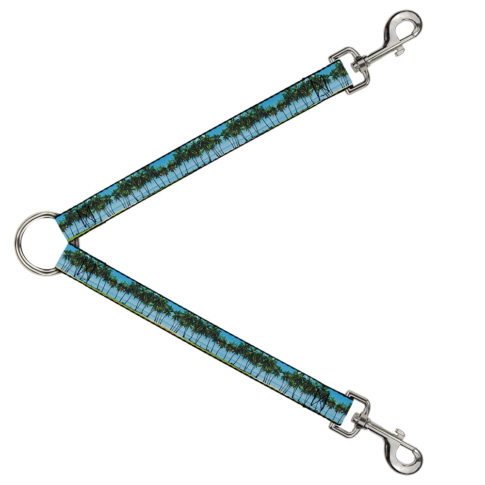 Dog Leash Splitter - Landscape Beach Palm Trees Dog Leash Splitters Buckle-Down   