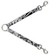 Dog Leash Splitter - Madness White/Black Dog Leash Splitters Buckle-Down   