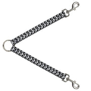 Dog Leash Splitter - Mud Flap Girl Diamonds Black/White Dog Leash Splitters Buckle-Down   