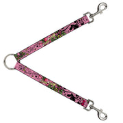 Dog Leash Splitter - Mom & Dad Pink Dog Leash Splitters Buckle-Down   