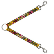 Dog Leash Splitter - Mom & Dad Yellow Dog Leash Splitters Buckle-Down   