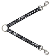 Dog Leash Splitter - Music Happy Face Dog Leash Splitters Buckle-Down   